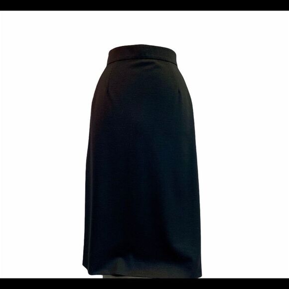 MOSCHINO NWOT Black Wool pencil skirt size 12 - Picture 2 of 8